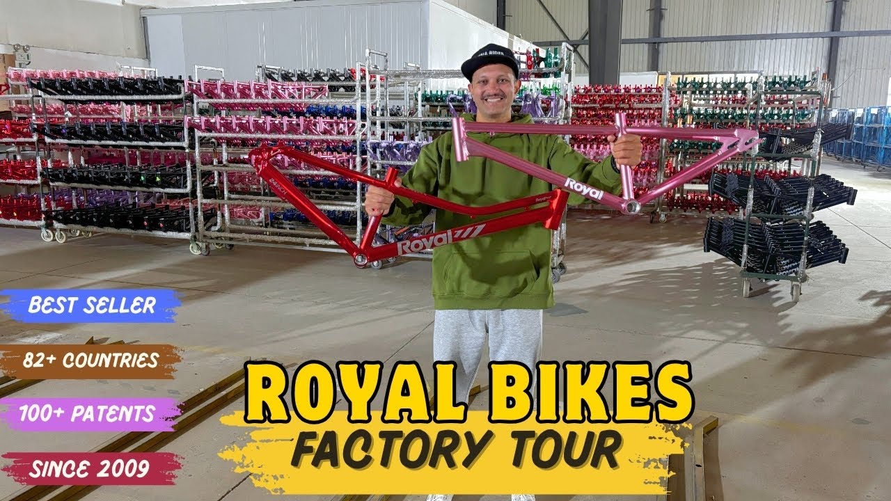 Royal Bikes Factory Tour - How are Chinese Bikes Made?