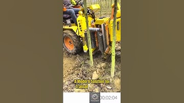 Tree Spade: A Modern Solution for Transplanting Trees Without Damaging the Roots!