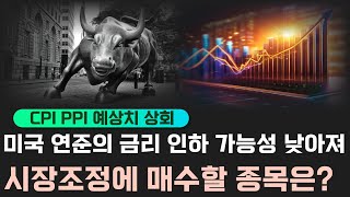 저항이 적은 이런종목이 급등합니다. CPI PPI 예상치 상회로 미국 연준의 금리 인하 가능성 낮아져 시장조…