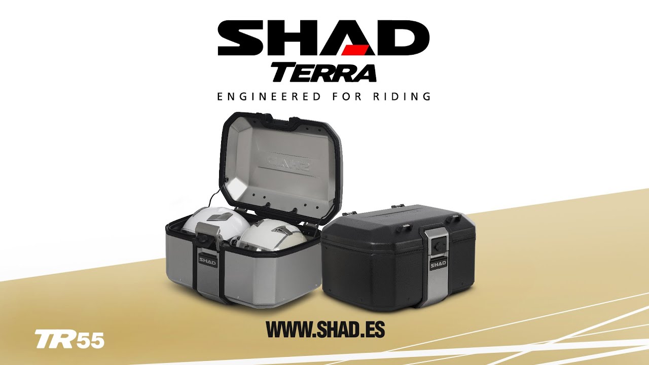 Shad SHAD TOP CASE TR55 TERRA ALUMINIUM 55L