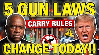 Gun Laws Changed Fast: 5 Carry Rule Updates Every Gun Owner Must Know