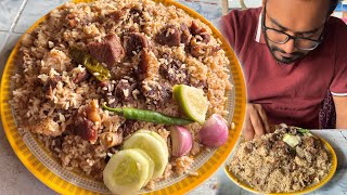 Eating Lunch(Biryani) at Aslam Biryani, Burundi