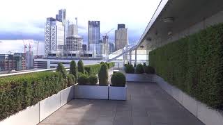 30 Crown Place at Open House London 2017
30 Crown Place at Open House London 2017
30 Crown Place is a 16-storey office building in London EC2.
Fifteen office floors with 197,000 sq ft of space + ground floor retail
Height: 16 storeys
Cost: £65m
Type: office devlopment / Commercial
Location: north of Broadgate, reached
Status: Completion: 2009; topped out May 2008, was originally due to complete Nov 2008
Summary: fritted glass façade with overlaps that are slightly curved in elevation.
Address: 30 Crown Place, London EC2A 4ES
Website: www.thirtycrownplace.com 30 Crown Place at Open House London 2017