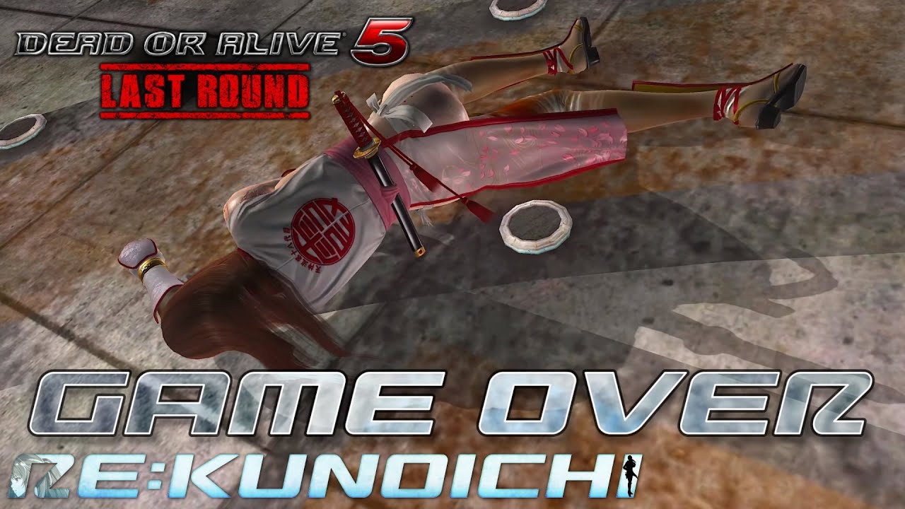 DOA5LR - Kasumi (Lose) vs Marie Rose and Honoka - DEAD OR ALIVE 5 LAST ROUND