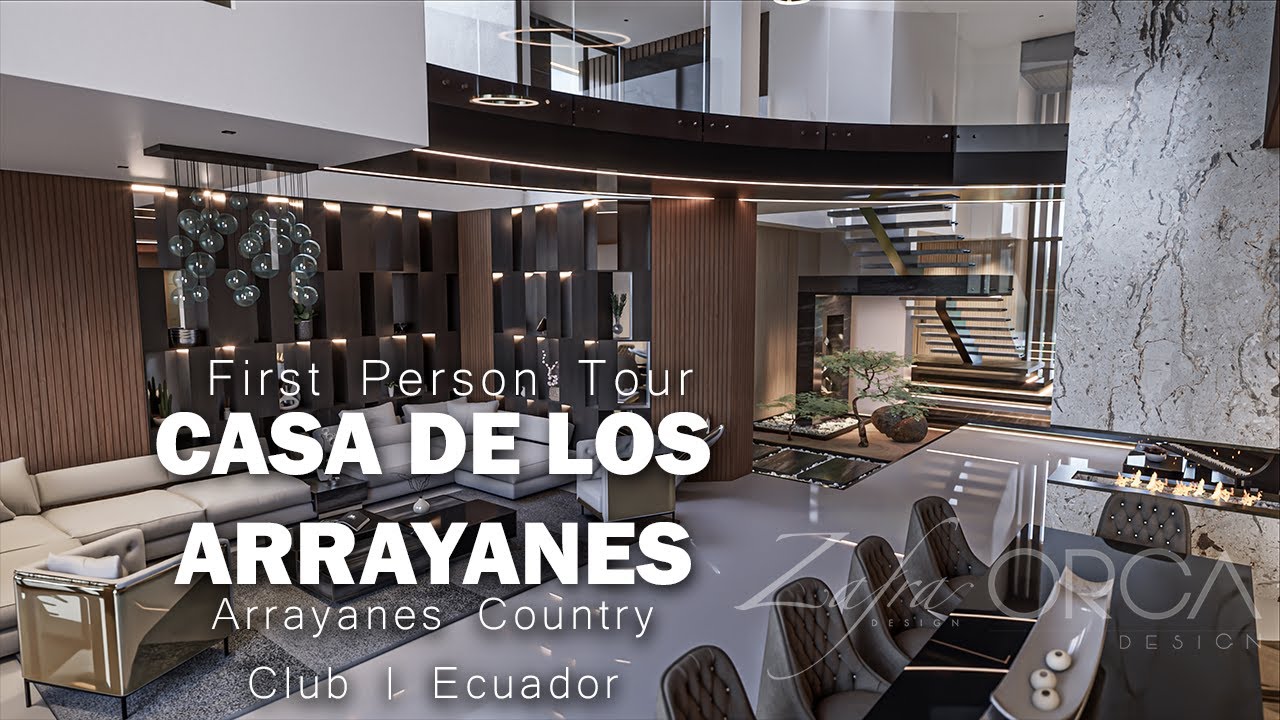 CASA DE LOS ARRAYANES | First person tour | Asombrosa casa en country | Ecuador | Zafra & ORCA