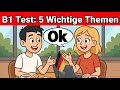 Mündliche Prüfung Deutsch B1 | Gemeinsam etwas planen/Dialog | 5 wichtige Themen | sprechen Teil 3
