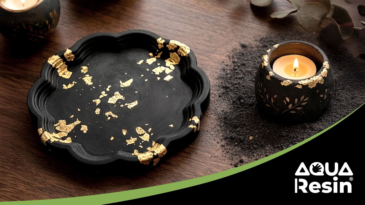Tutorial Aqua Resin Black: come usare il gesso nero per il fai da te