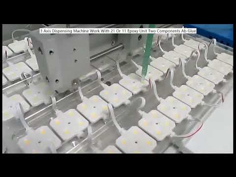 3-Axis Dispensing Machine for 21 or 11 Epoxy Unit Two-Component AB Glue