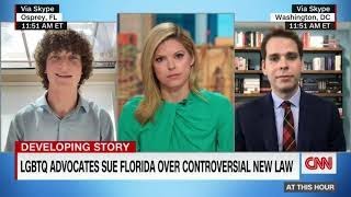 Zander Moricz on CNN: Lawsuit Against "Don't Say Gay"