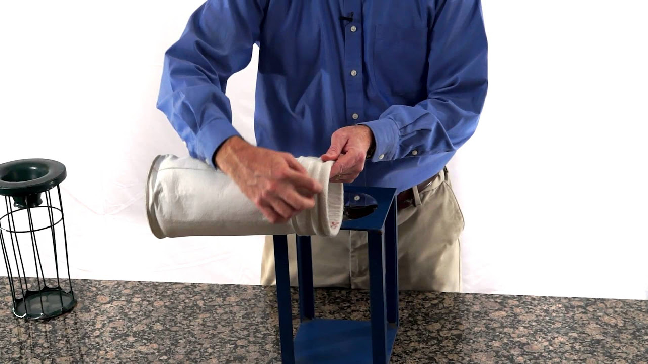 How to Install a Snap Band Dust Collector Filter Bag
