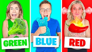 Eating Only ONE Color of Food for 24 Hours!