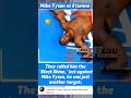 Mike Tyson Knockout Clifford Etienne #fypシ゚viral #shorts #new #boxing #legend #knockout #miketyson🥊🔥