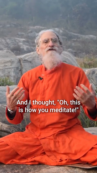 The posture in meditation