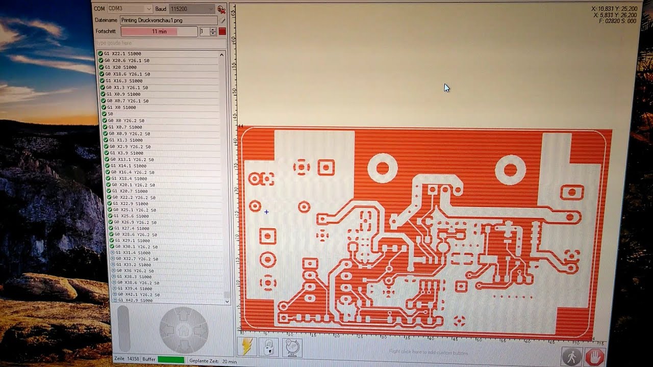 KiCAD & LaserGRBL, Step 4, laser exposing and etching, creating a test pcb YouTube