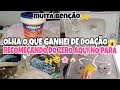 ✨ROTINA, RECEBIDO🙌 GANHEI TINTA E UM LAVATÓRIO DE DOAÇÃO, MUITAS BENÇÃOS🙏🍀🏠