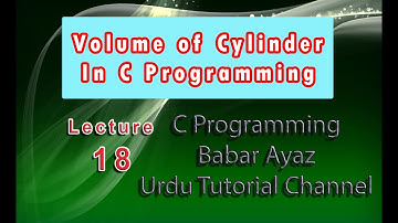 c language program that find the volume of cylinder