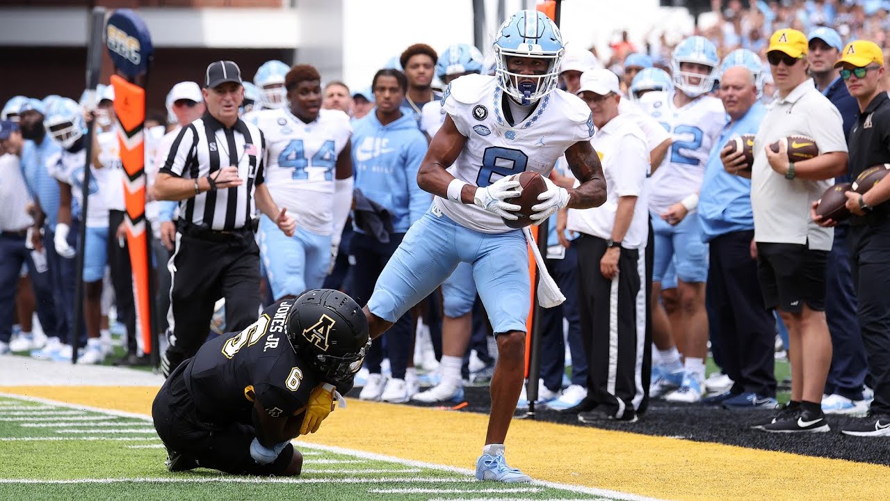 Video: UNC Football Wins A Wild One At App State - Highlights