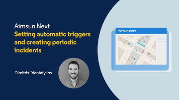 Aimsun Next Tutorial 3.3 - Setting automatic triggers and creating periodic incidents