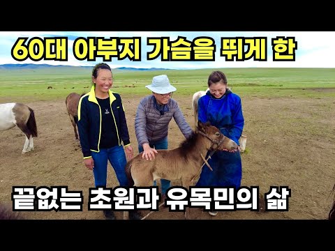 몽골 끝없는 푸른 초원에서 바람과 가축과 함께 살아보기 [몽골몰아보기 2편]