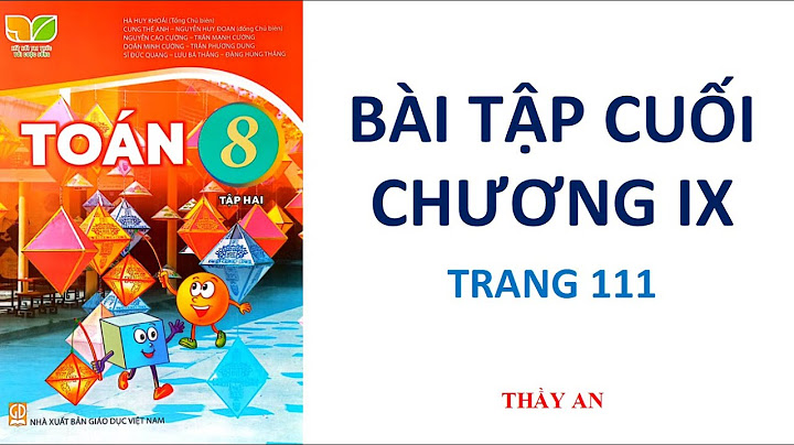 Bài 47 48 toán lớp 8 tập 2 năm 2024