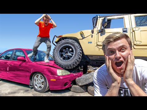 DESTROYING MY FRIENDS CAR AND BUYING HIM THE EXACT SAME CAR!!