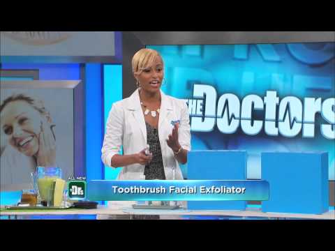Toothbrush Facial Exfoliator -- The Doctors