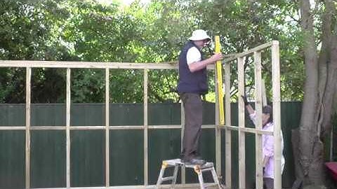 DIY Man Cave / She Shed - Part 6 - Making & Installing The Walls