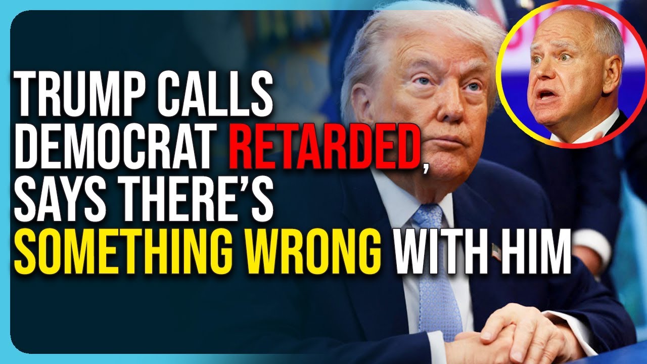 Trump Calls Democrat RETARDED, Says There’s Something WRONG With Him Trump Calls Democrat RETARDED, Says There’s Something WRONG With Him