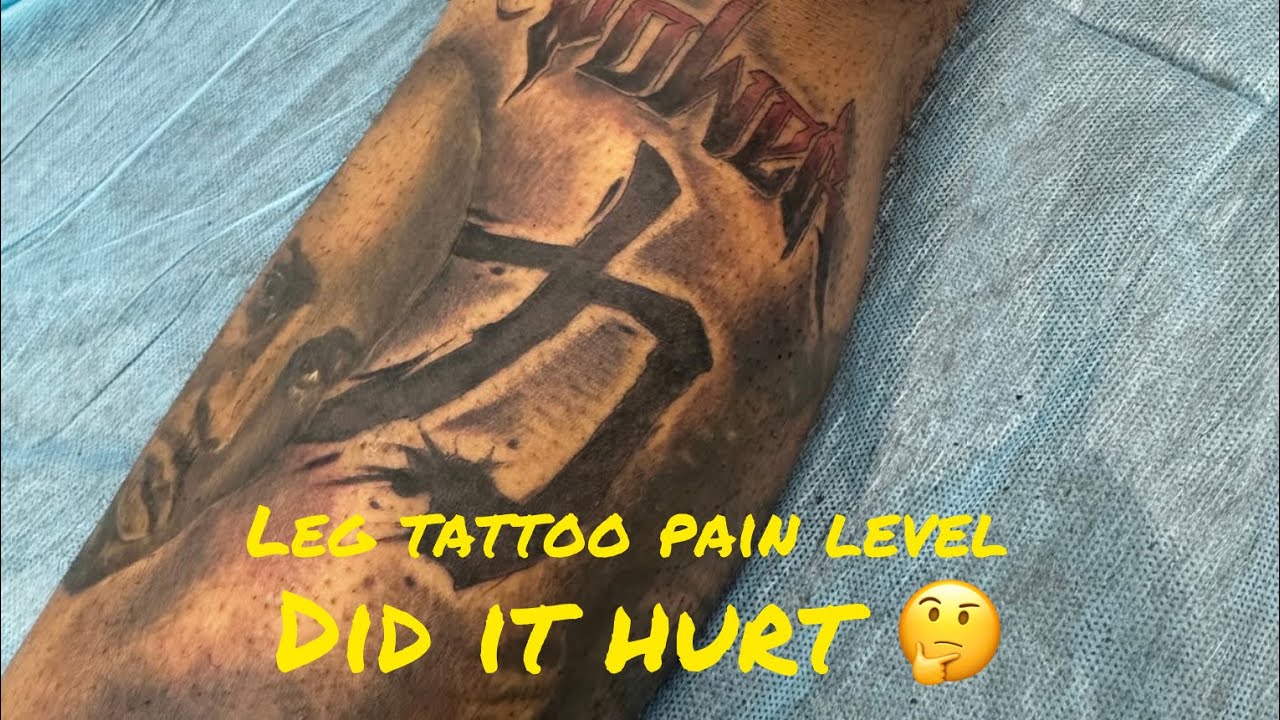 Leg Tattoo Pain Level 1 10 legtattoos YouTube Leg Tattoo Pain Level 1 10 legtattoos YouTube
