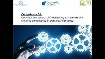 Chartered Engineer Competence E4