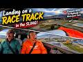 Landing On A Race Track In The Sling HIGHLANDS 