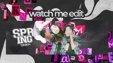 watch me edit • header para o twitter