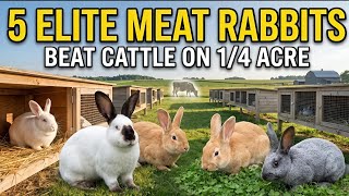 The 5 Elite Meat Rabbit Breeds ThatOutperform Cattle on Just 1/4 Acre