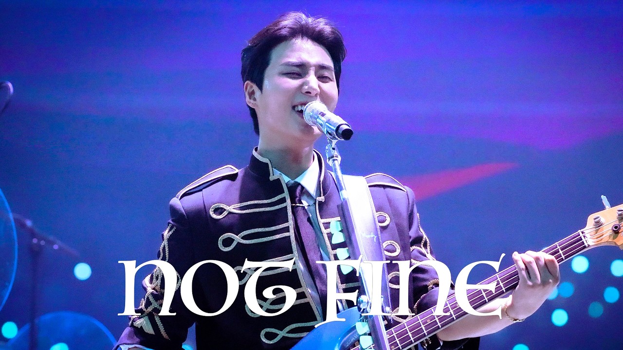 [4k] 251219 나빠 (Not Fine) | 2025 DAY6 Special Concert 'The Present' | 데이식스 영케이 직캠 Young K Focus