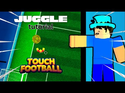 How To Juggle In Touch Football (Tutorial) #fyp #roblox #football