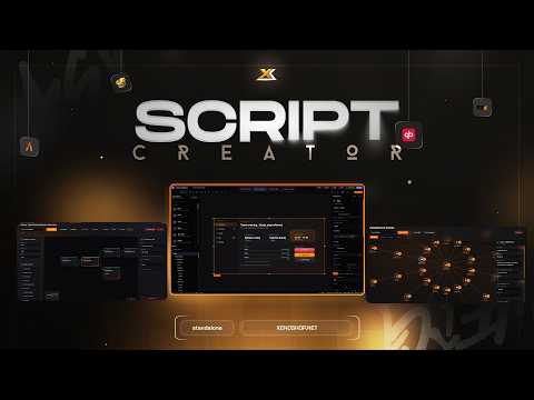 Xeno Script Creator | Build FiveM Scripts Without Code — Visual Nodes & UI Builder | QBCore ESX QBox