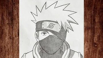 ❤️how to draw Kakashi Hatake | How to draw anime step by step | Easy Anime Draw for beginners