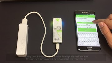 uFR "Simple" Android app for MIFARE® classic cards - µFR Online Wireless NFC Reader demonstration