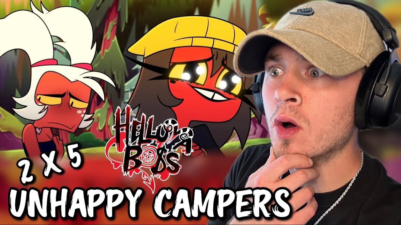 HELLUVA BOSS - UNHAPPY CAMPERS // S2: Episode 5 | REACTION! - YouTube