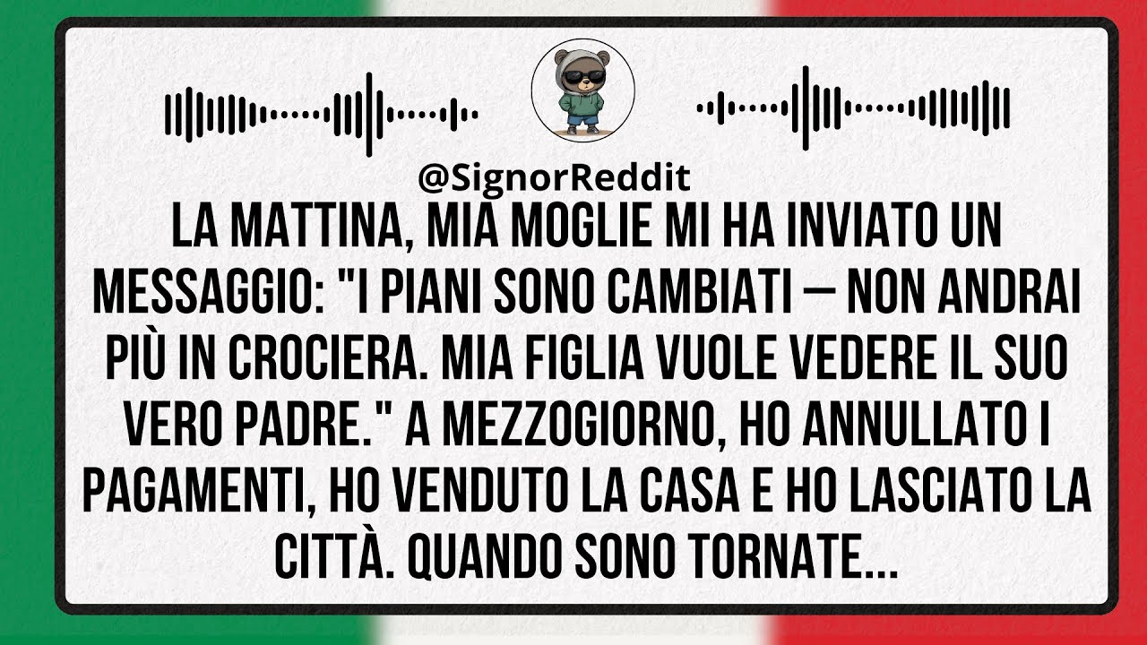 Mia Moglie Ha Mandato: “Non Vaii In Crociera”. A Mezzogiorno, Ho Venduto La Casa