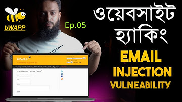 (bWAPP) Website Hacking Ethically Ep.05 - Mail Header Injection (SMTP) | Web Pentesting in Bangla!