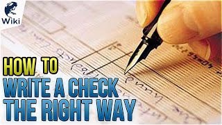 How To Write A Check The Right Way