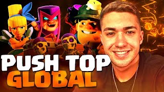 GRANDE DESAFIO e PUSH NO TOP GLOBAL! - clash ao vivo