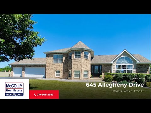 645 Allegheny Drive, Hebron, IN home video tour