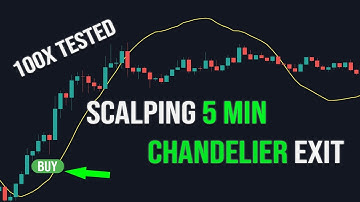 CHANDELIER EXIT 5MIN SCALPING 100X TESTED - NO HEIKIN ASHI - NICE PROFIT!