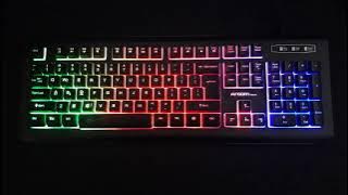 Argom Tech Gaming Keyboard Combat light modes