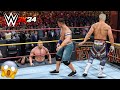 Brock Lesnar Team Up With Cody Rhodes & Destroys John Cena and Rock at WrestleMania 41 - WWE 2K24