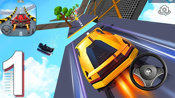 Car Stunts 3D Free - Extreme City GT Racing - Gameplay Walkthrough Part 1 Levels 1-12 (Android,iOS)