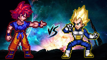 🎊GOKU SSG V7 VS VEGETA SSJ V5 IN JUMP FORCE MUGEN