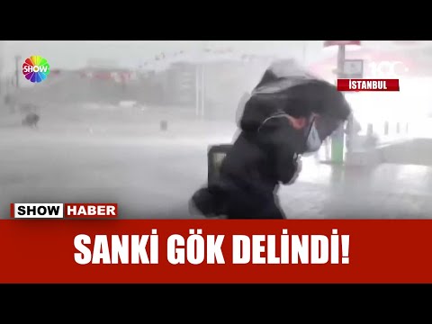 Megakentte fırtına koptu!